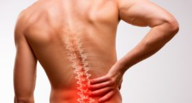 concept for back pain remedy